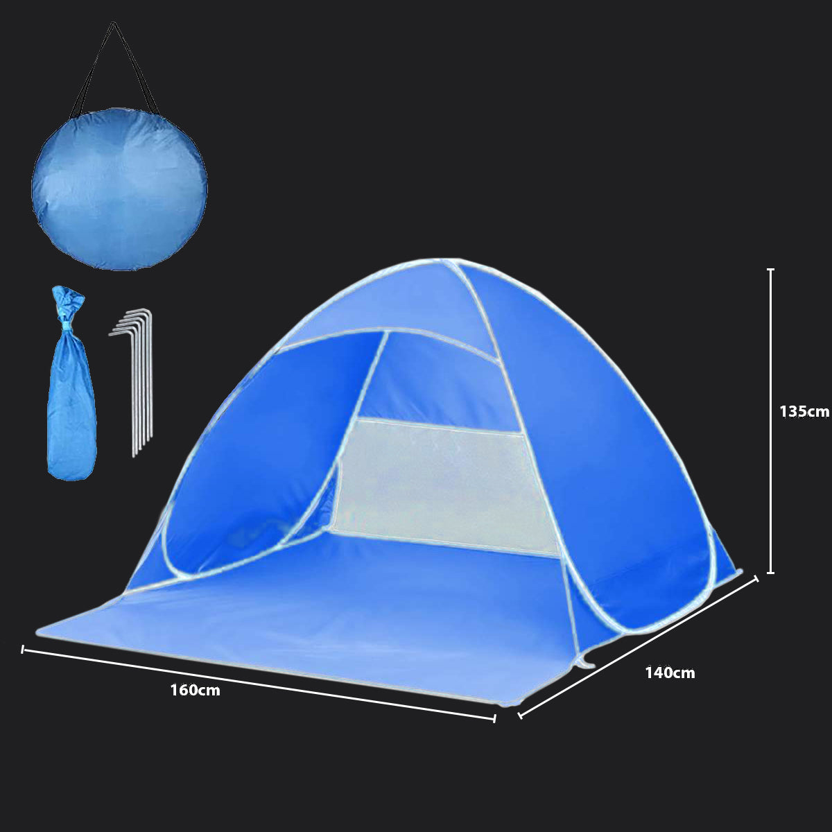 Pop Up Tent Blue