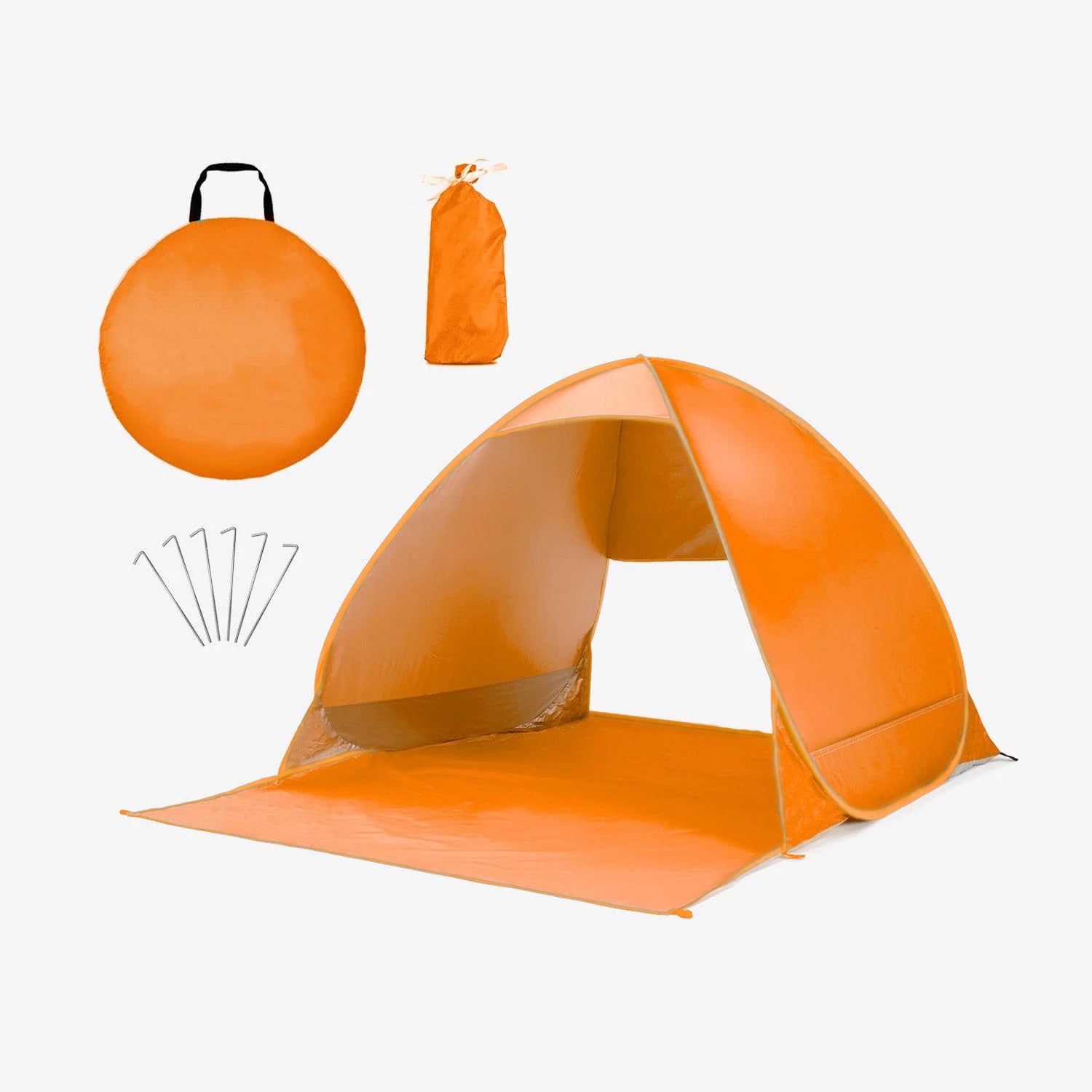 Orange pop clearance up tent